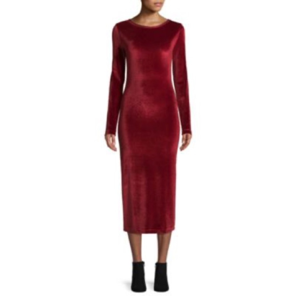 Red Velvet Dress